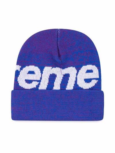 Supreme big logo beanie outlook