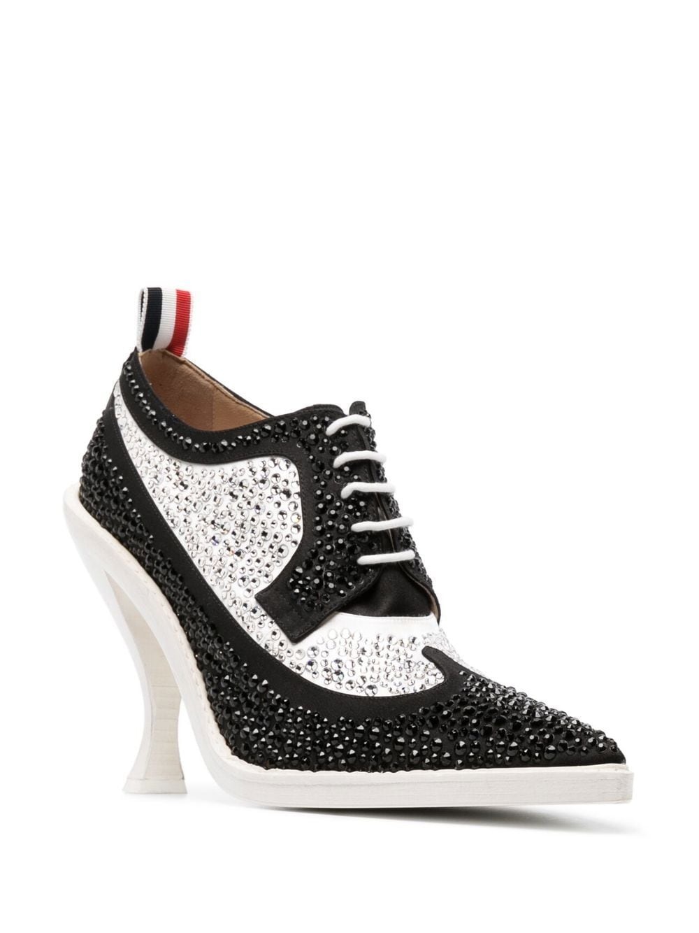 crystal-embellished 105mm derby shoes - 2