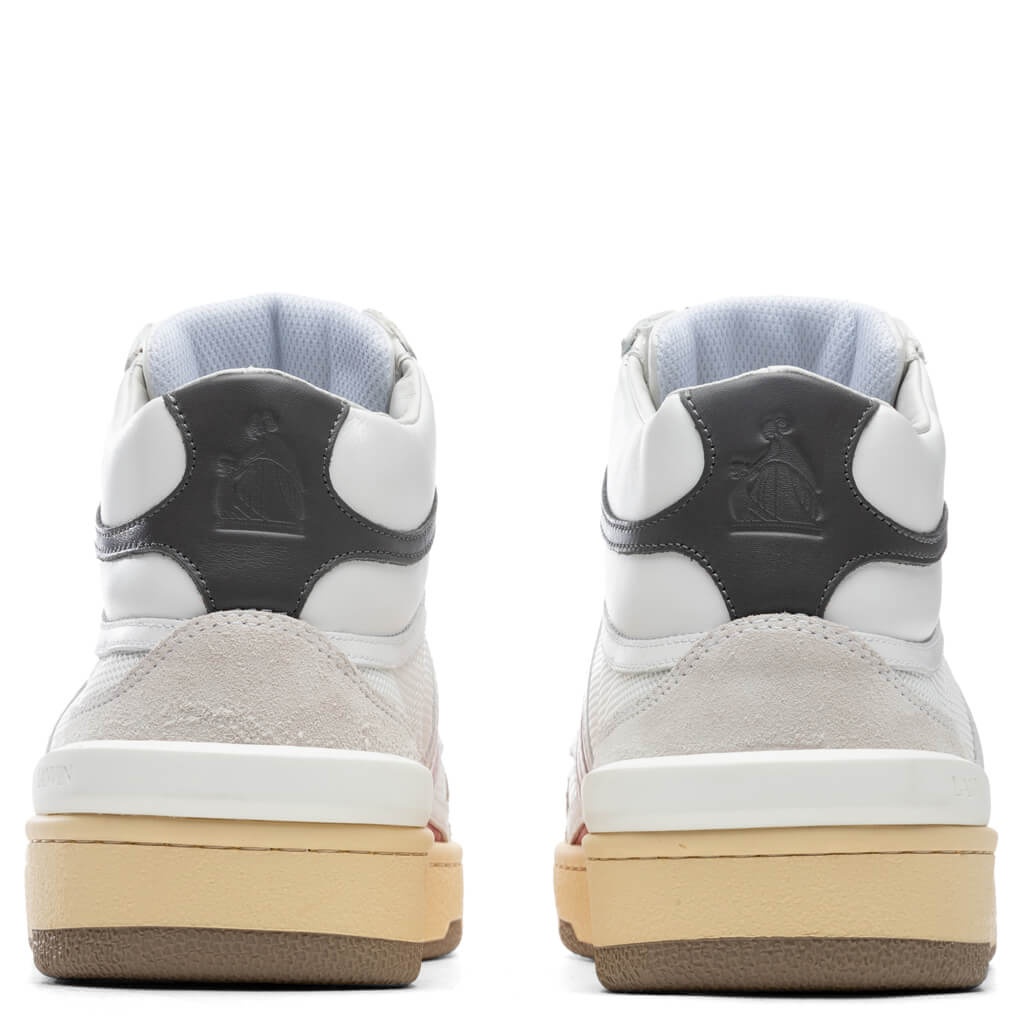 logo-patch lace-up sneakers - 7