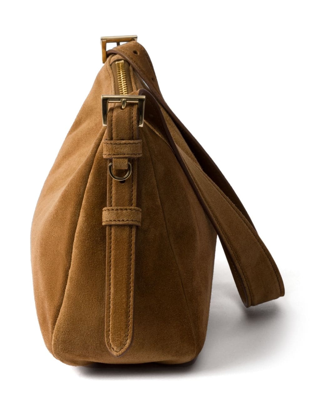 medium Aimée suede shoulder bag - 5