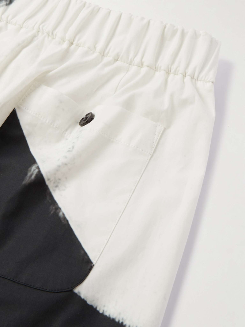 Straight-Leg Printed Cotton-Poplin Shorts 5