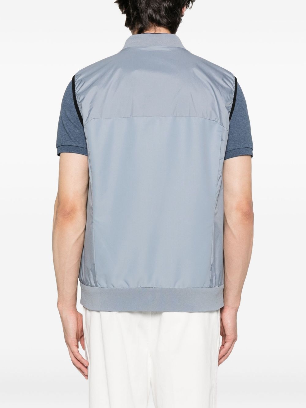 Gridlyte zip-front sleeveless gilet - 4