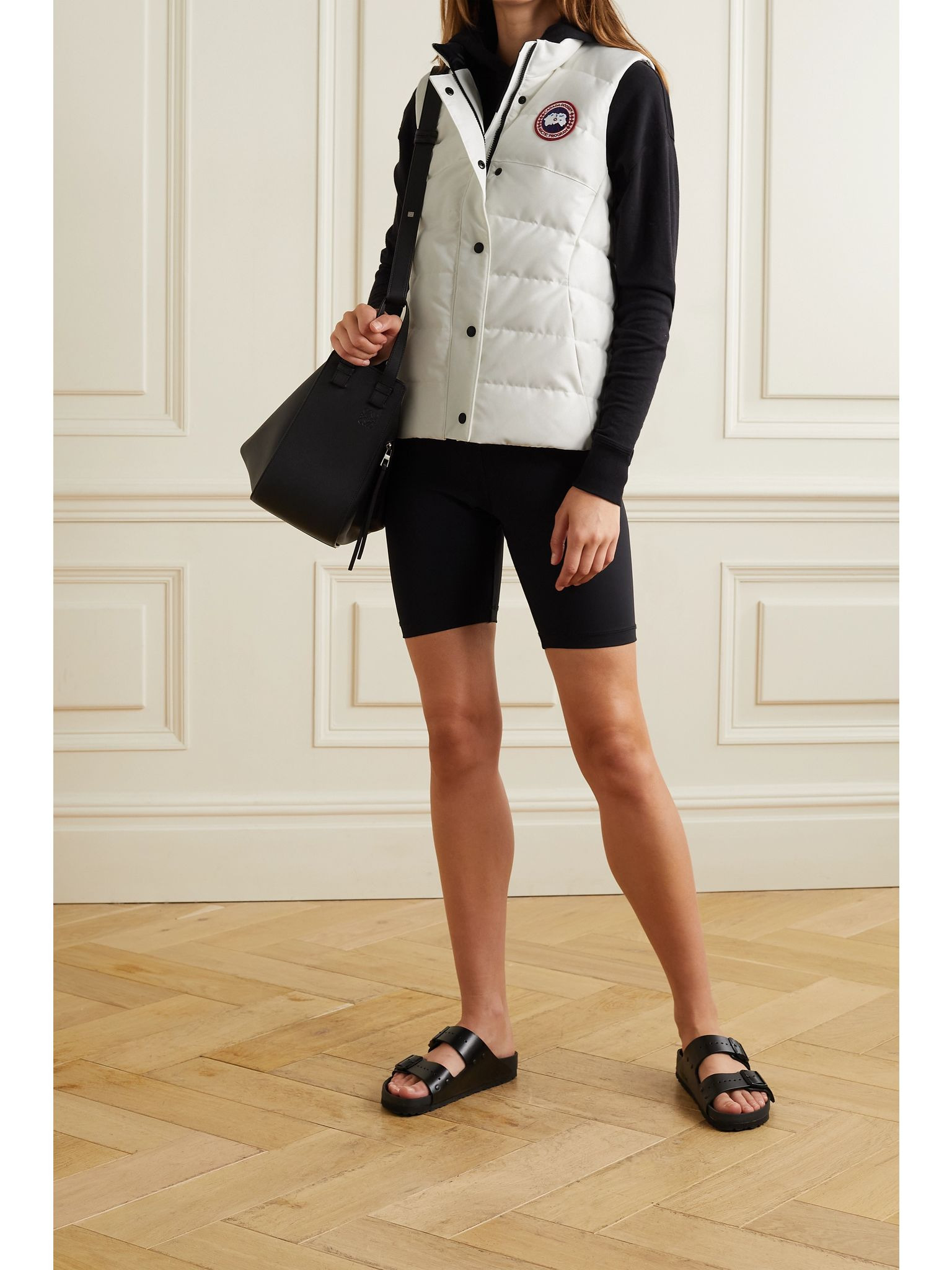 Freestyle quilted shell down vest White - 2