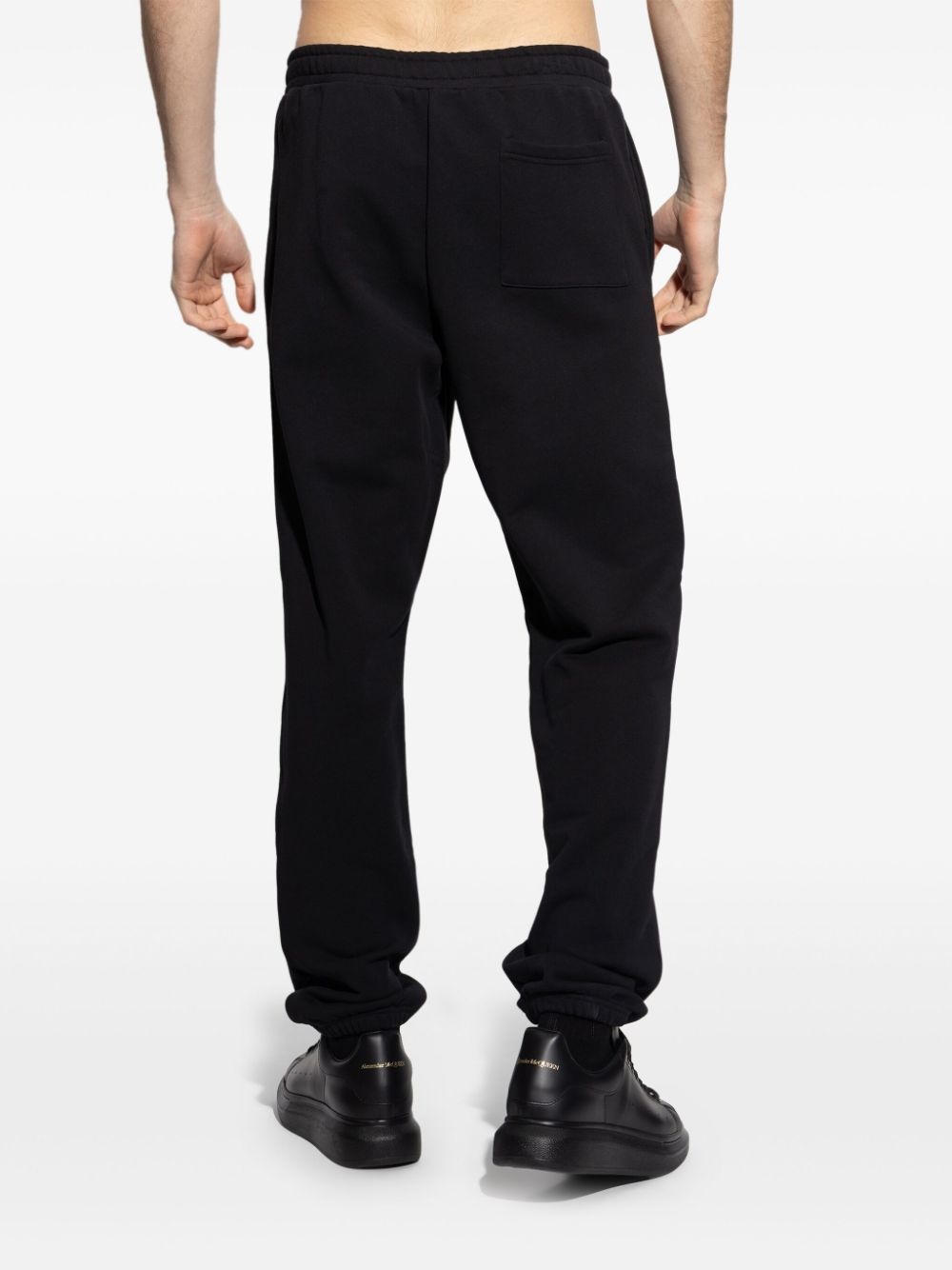 logo-embroidered trousers - 4