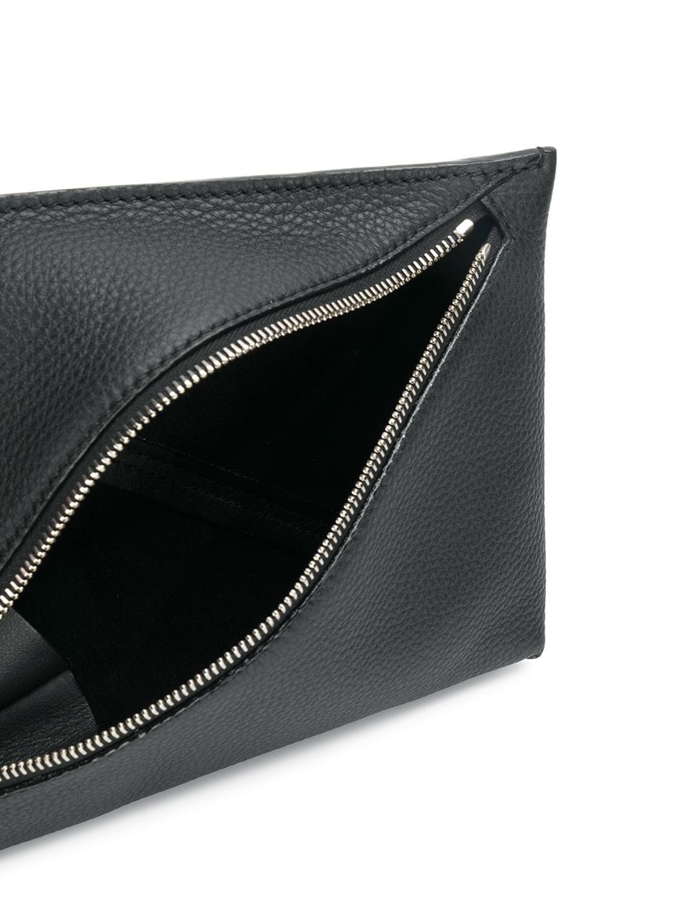 Pebbled Leather Zip Pouch - 5