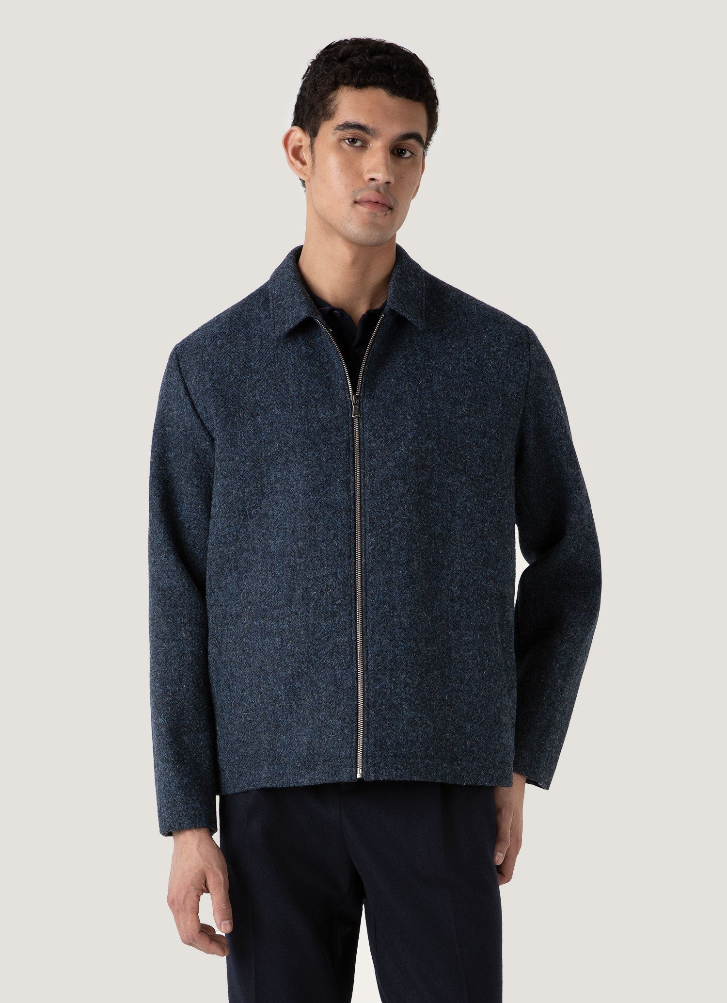 Harris Tweed Harrington Jacket - 2