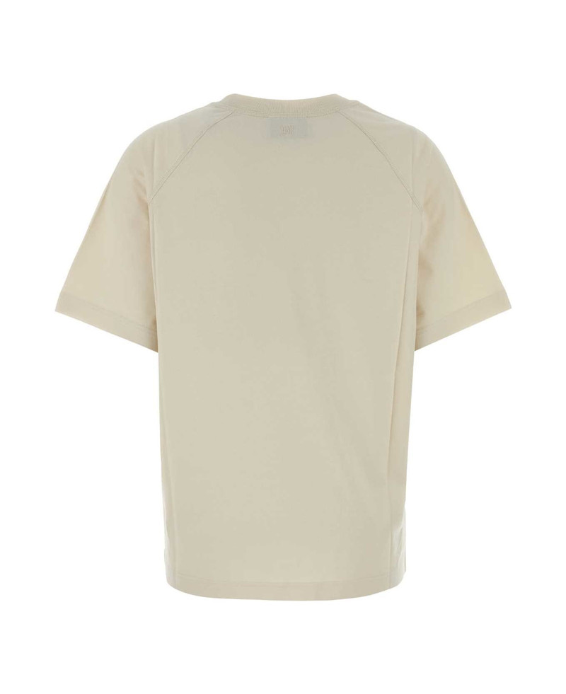 AMI Paris Ivory Cotton T-shirt outlook