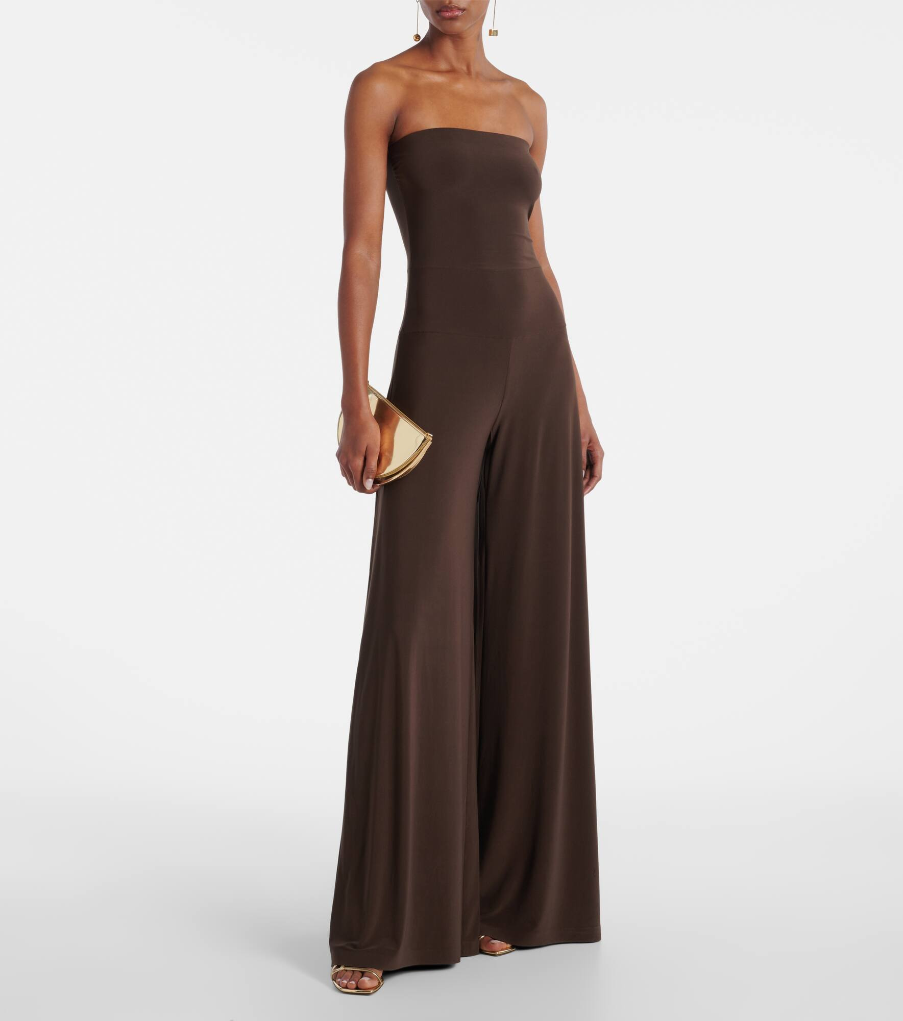 Strapless jersey jumpsuit - 2