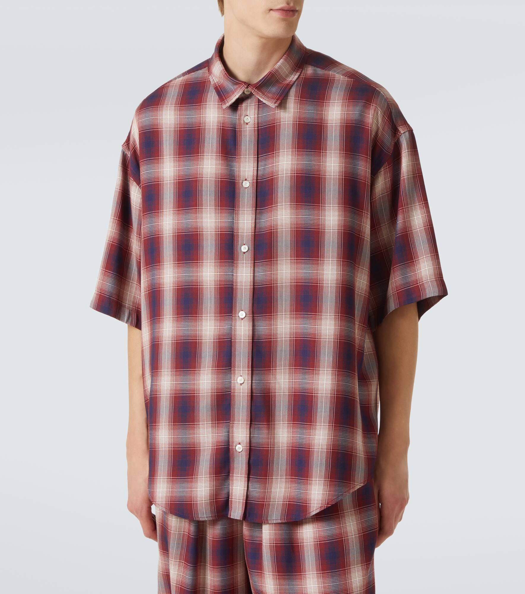 Checked oversized shirt - 3