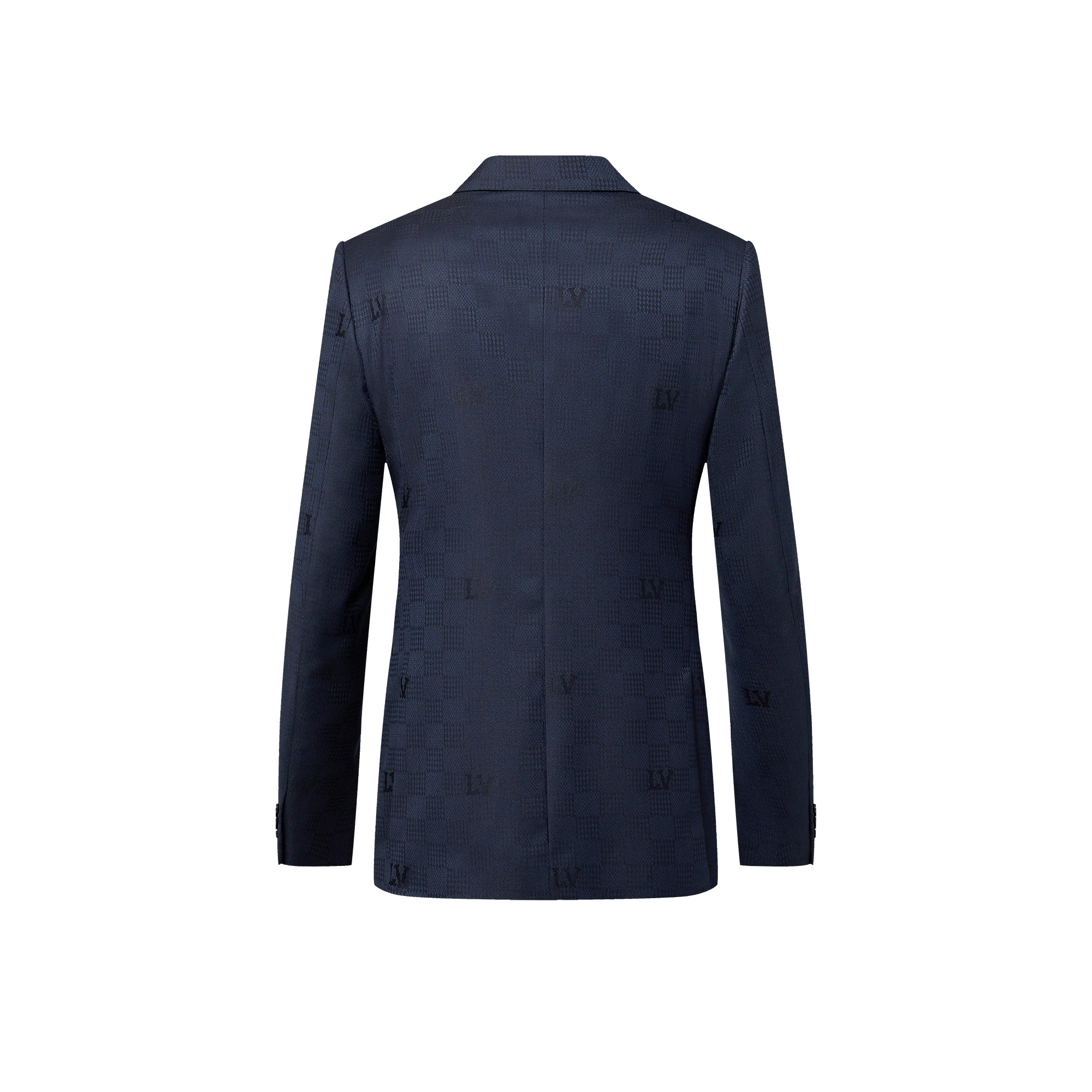 Single-Breasted Wool Pont Neuf Jacket - 4