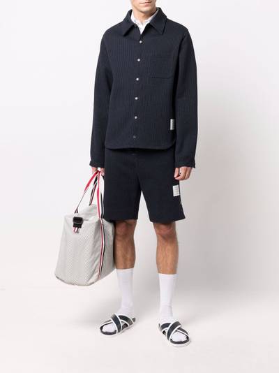 Thom Browne Seersucker double face tech shorts outlook