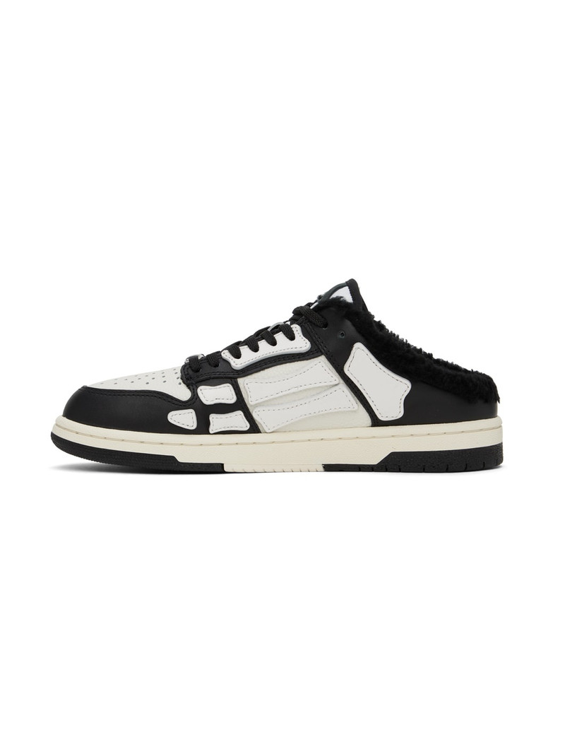 AMIRI Black & White Skeltop Mule Sneakers outlook