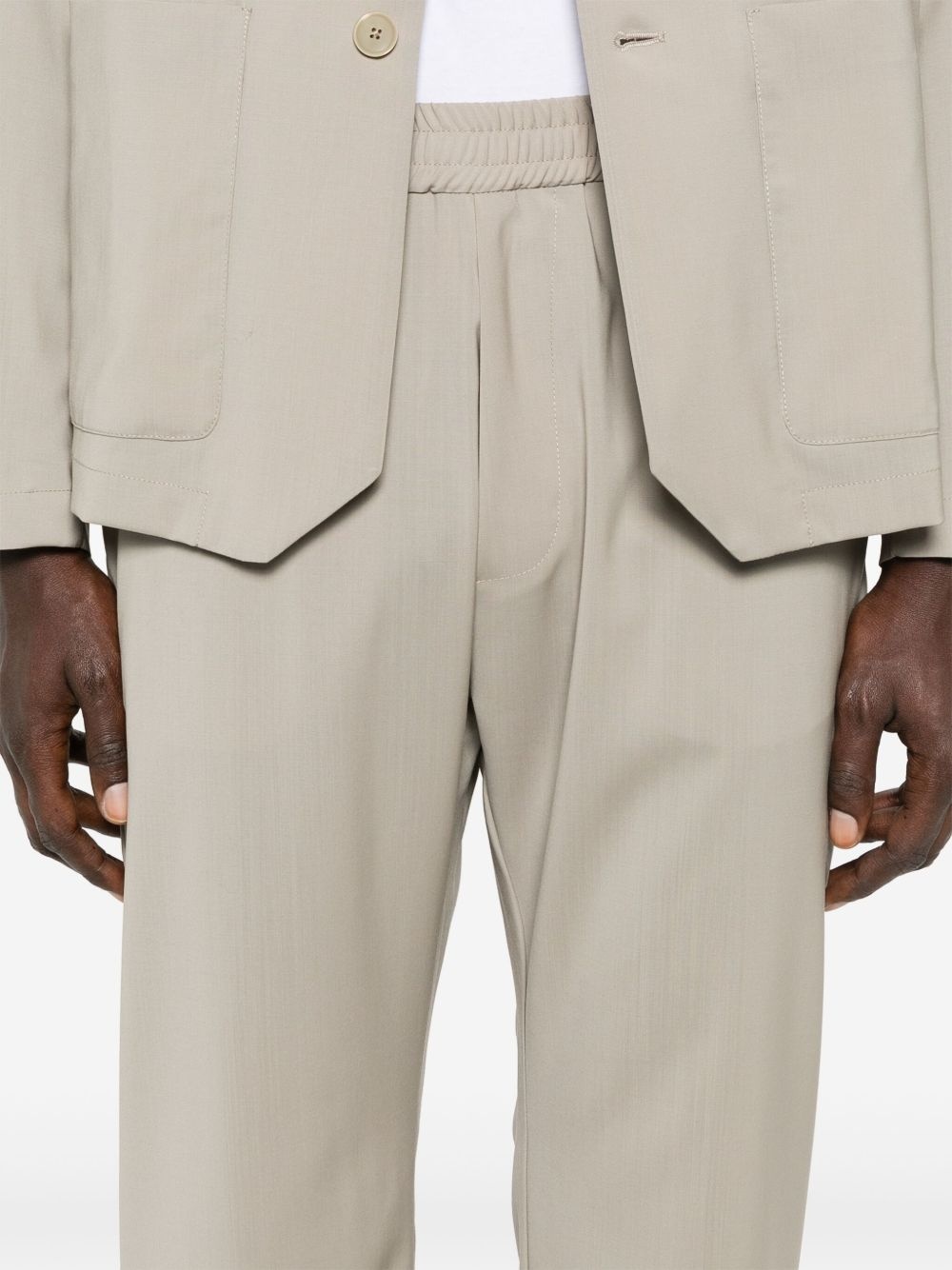 virgin-wool trousers - 5