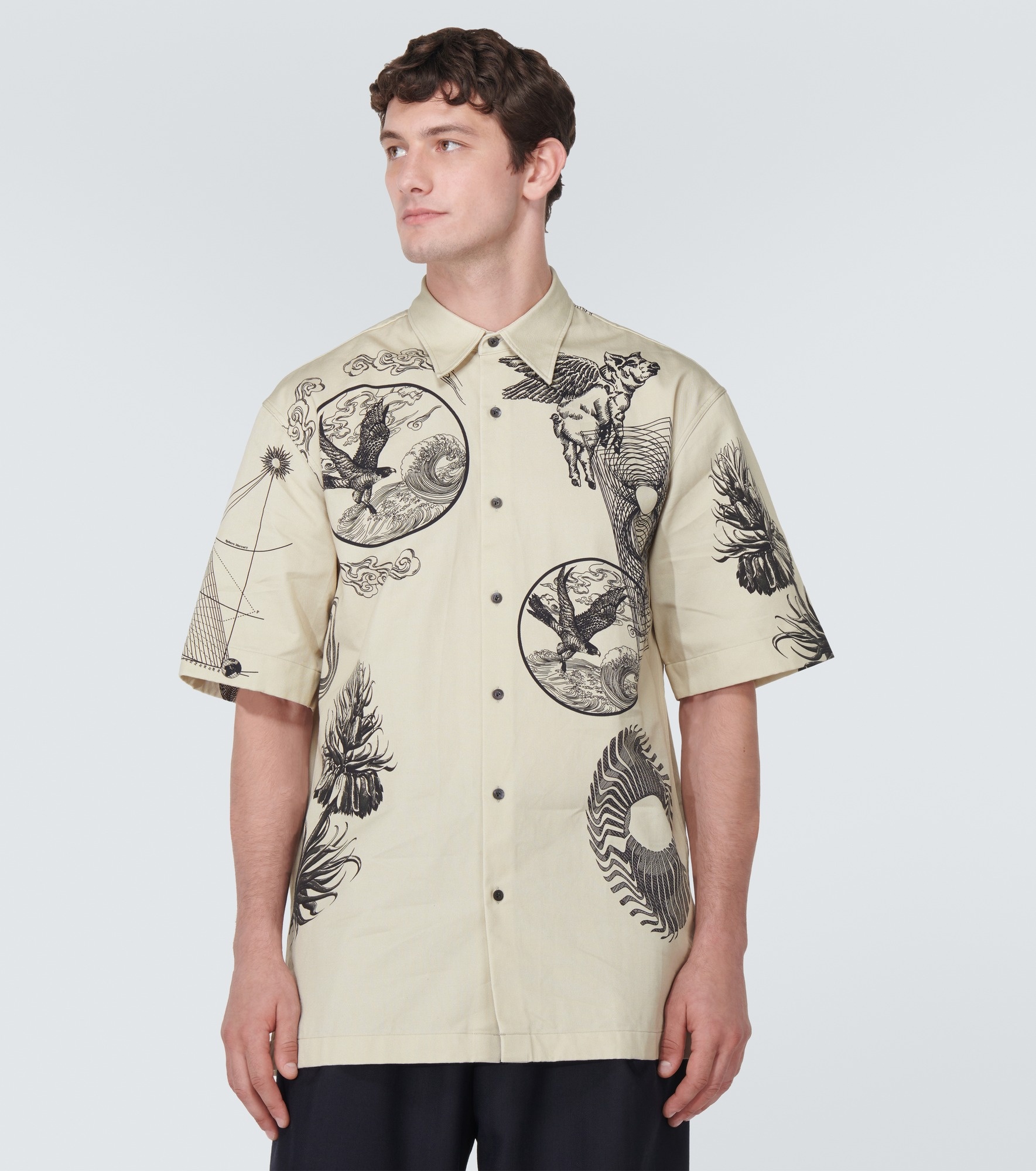 Cassidye printed cotton poplin shirt - 3