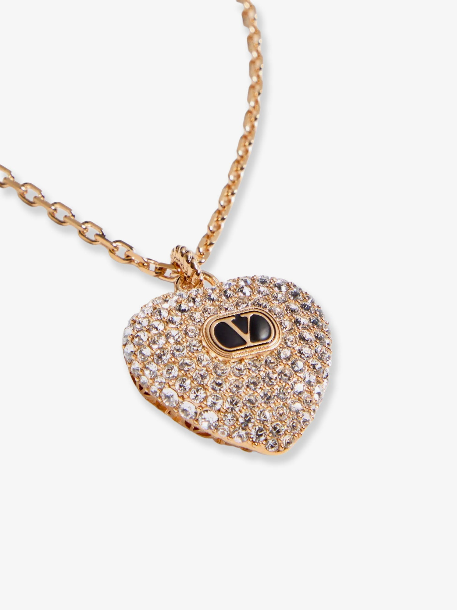 Valentino Garavani Women Coeur Royal Metal, Enamel And Crystals Necklace - 2