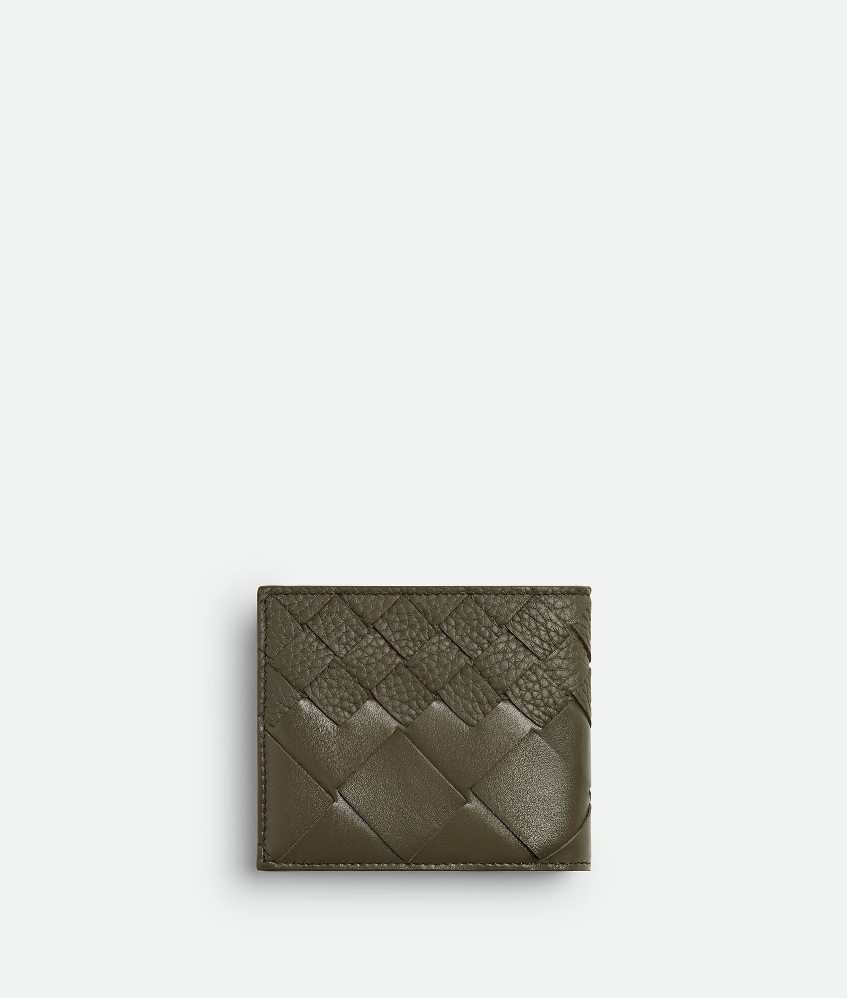 Intrecciato Bi-Fold Wallet With Coin Purse - 3