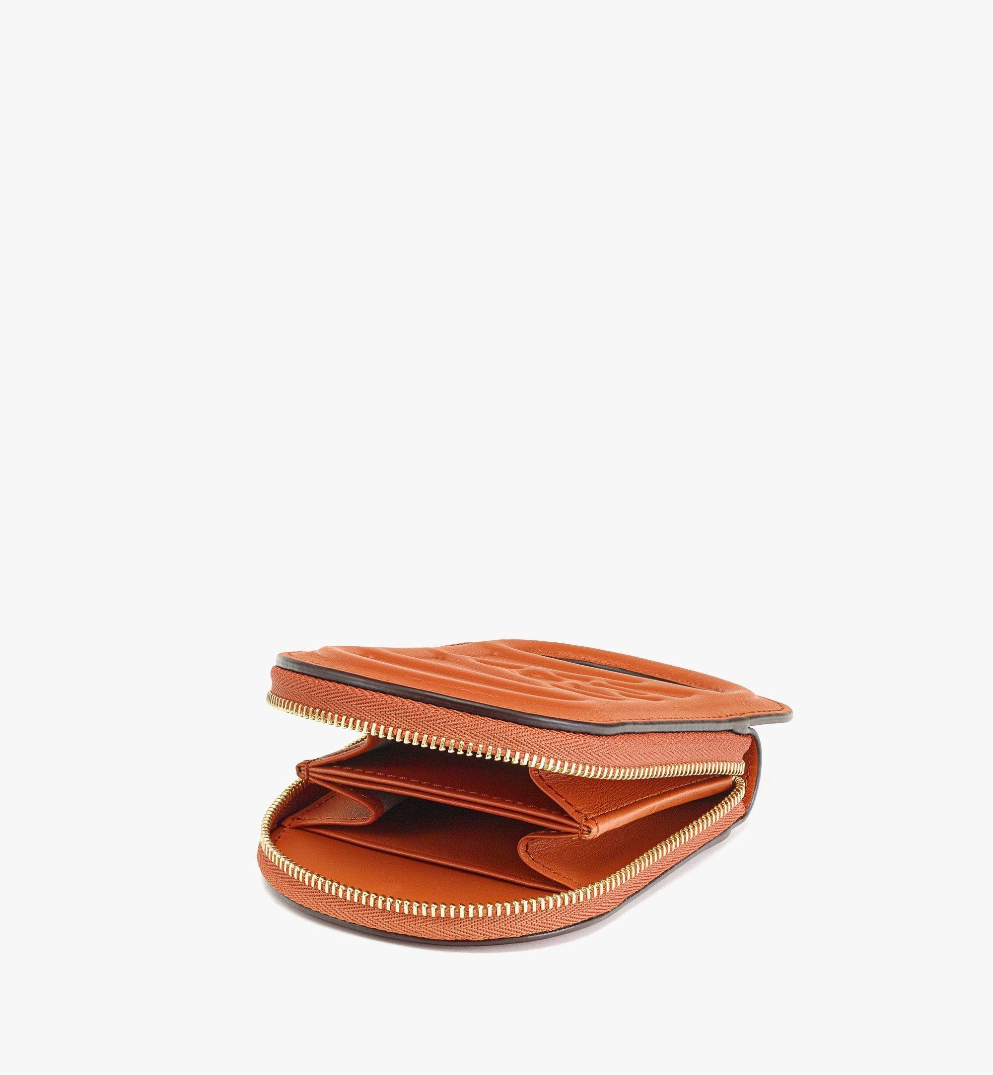 Mode Travia Logo Card Holder in Spanish Nappa Leather - 2