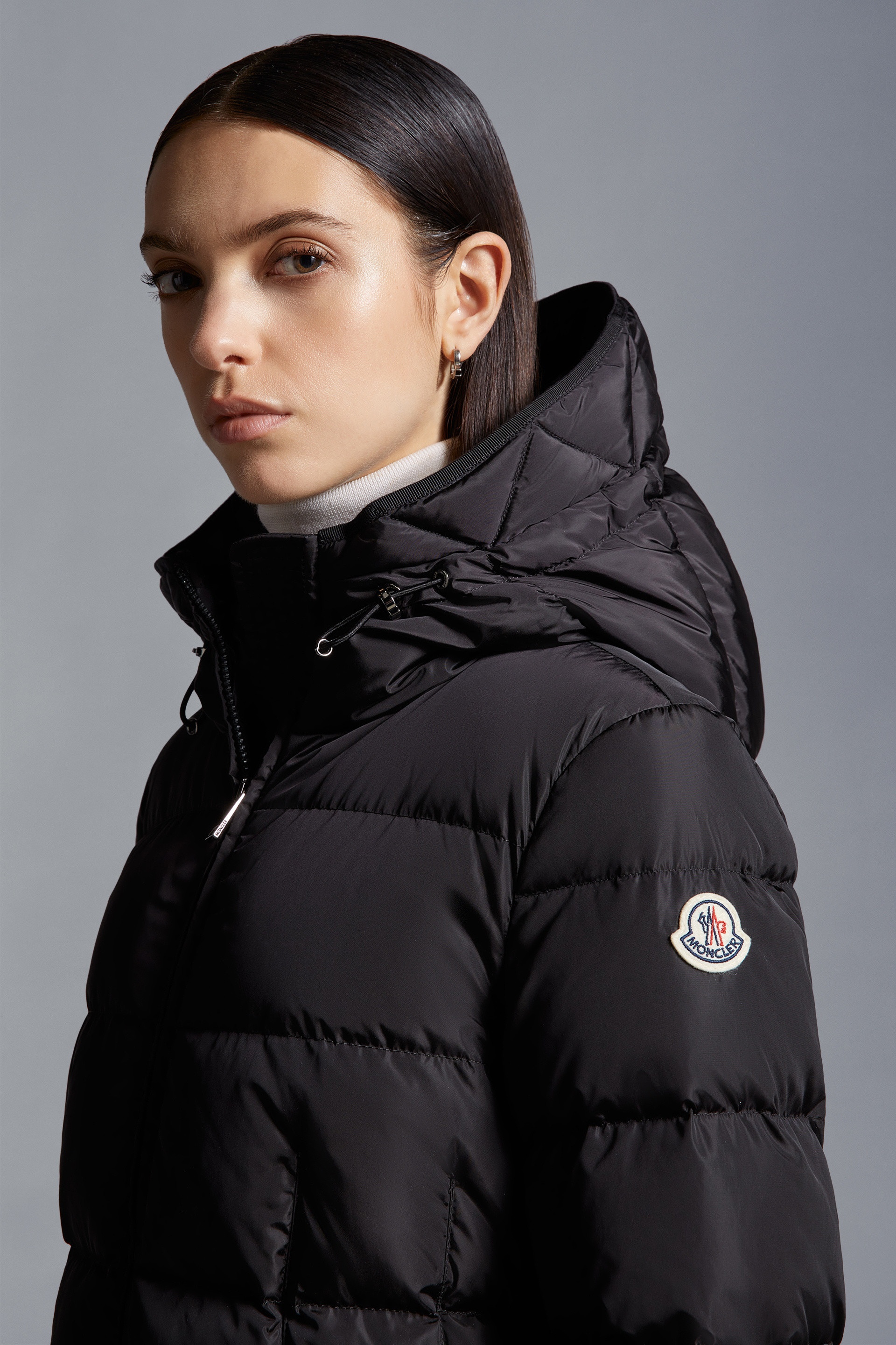 Moncler Avocette Long Down Jacket | REVERSIBLE