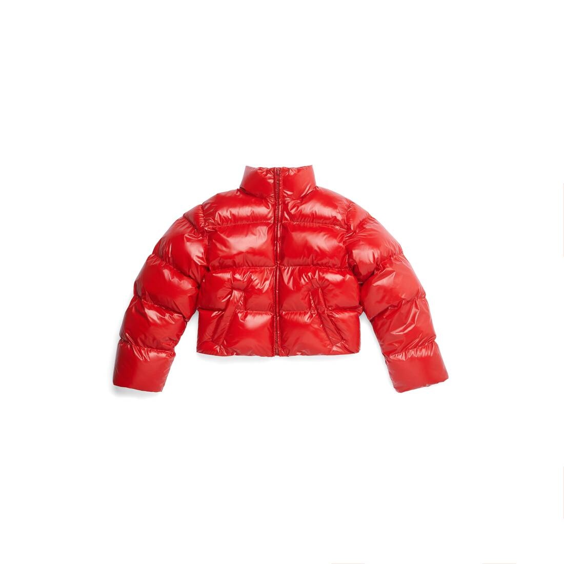 Balenciaga red puffer best sale