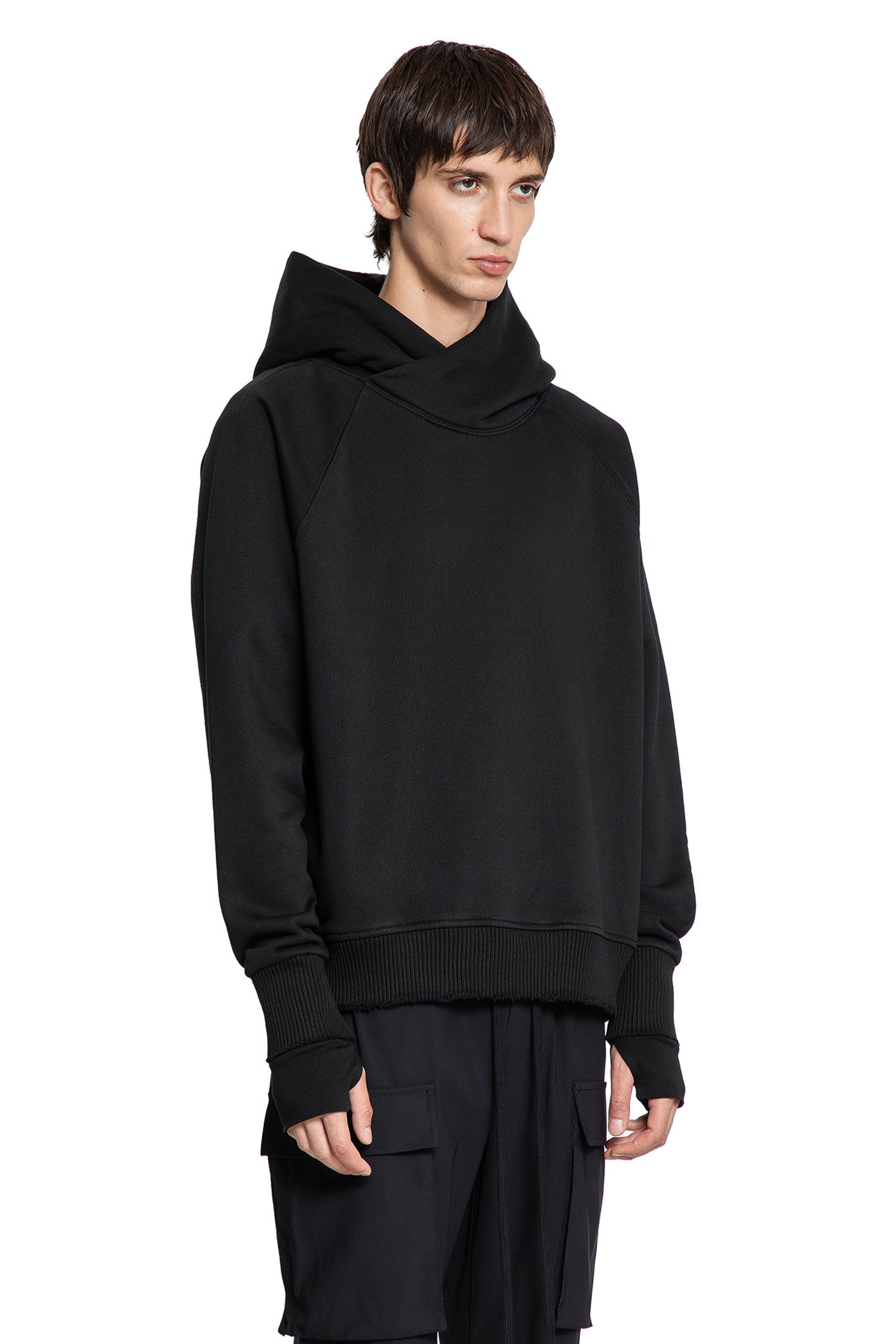 Cotton-Jersey-Wrap-Hoodie - 2