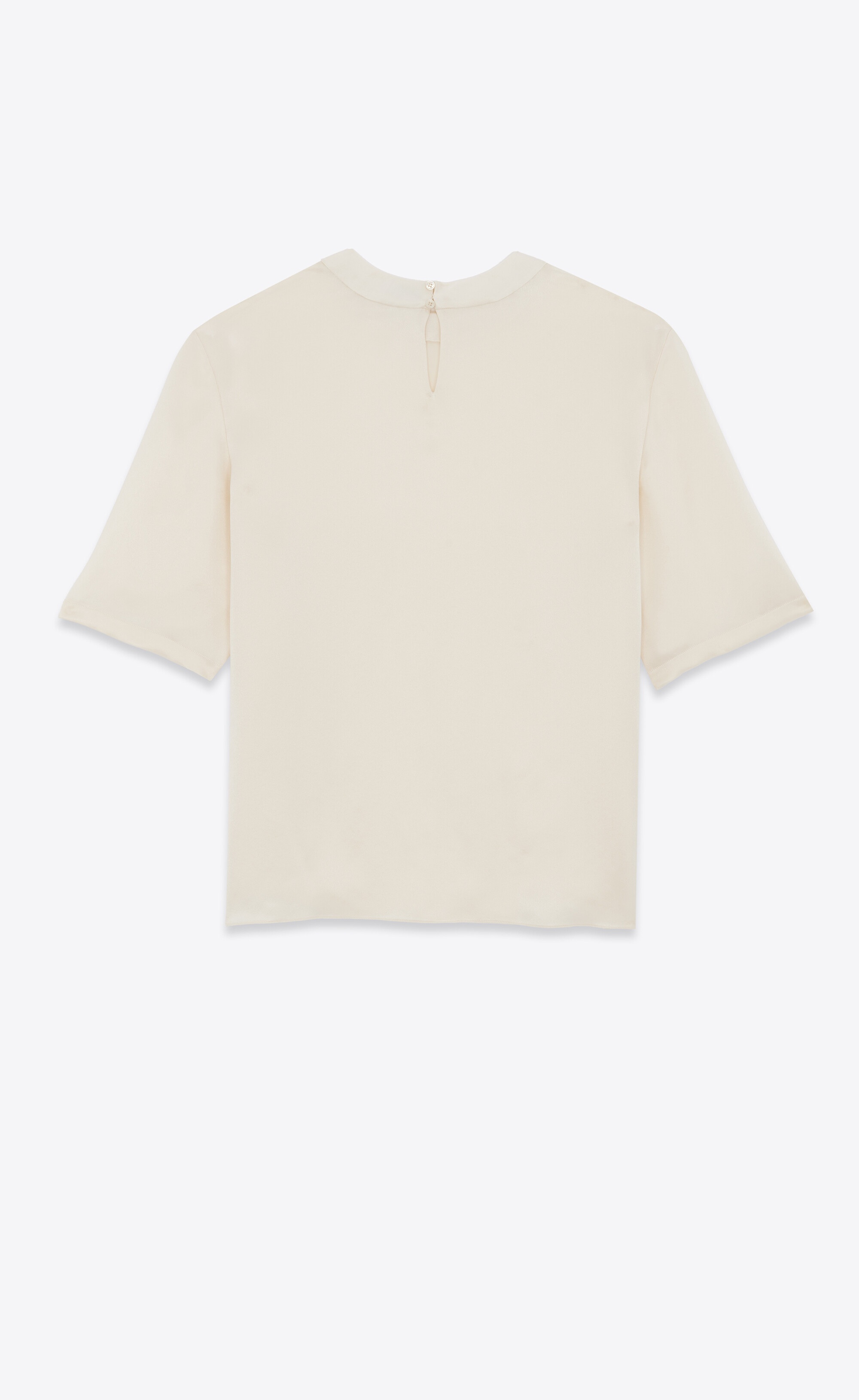 Silk-Satin T-Shirt - 5