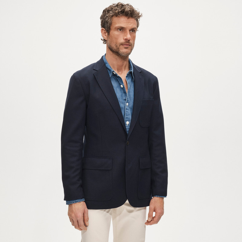 Blazer in Italian fresco wool 4