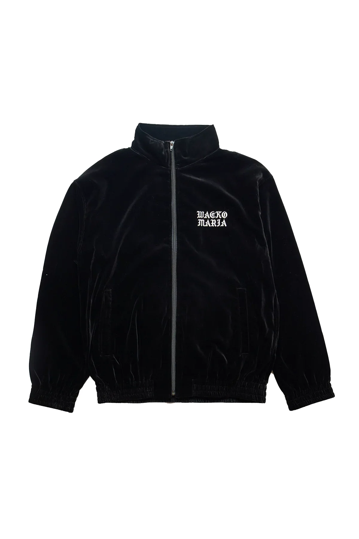 Wacko Maria Velvet Track Jacket (Type-2) Black - 1
