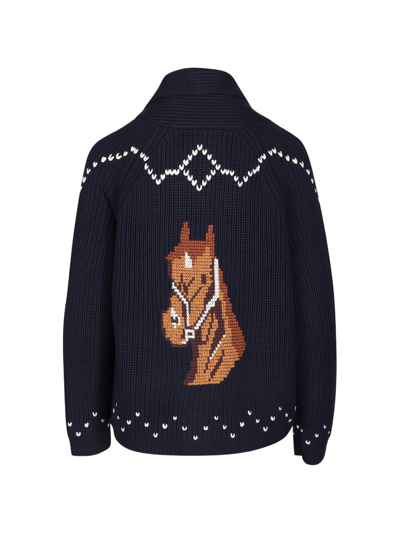 THE GREAT. The Horse Lodge cardigan outlook