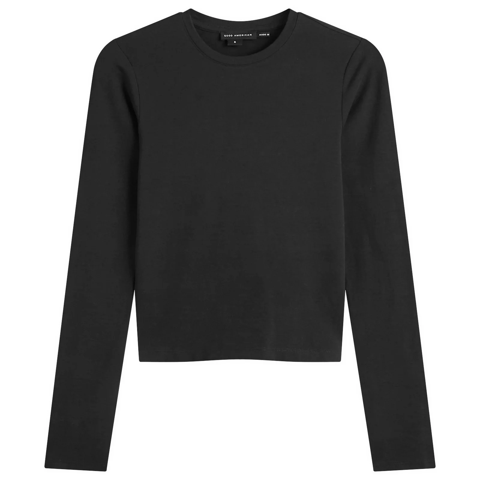 Good American Super Stretch Long Sleeve T-Shirt - 1