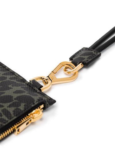 TOM FORD leopard print strap wallet outlook