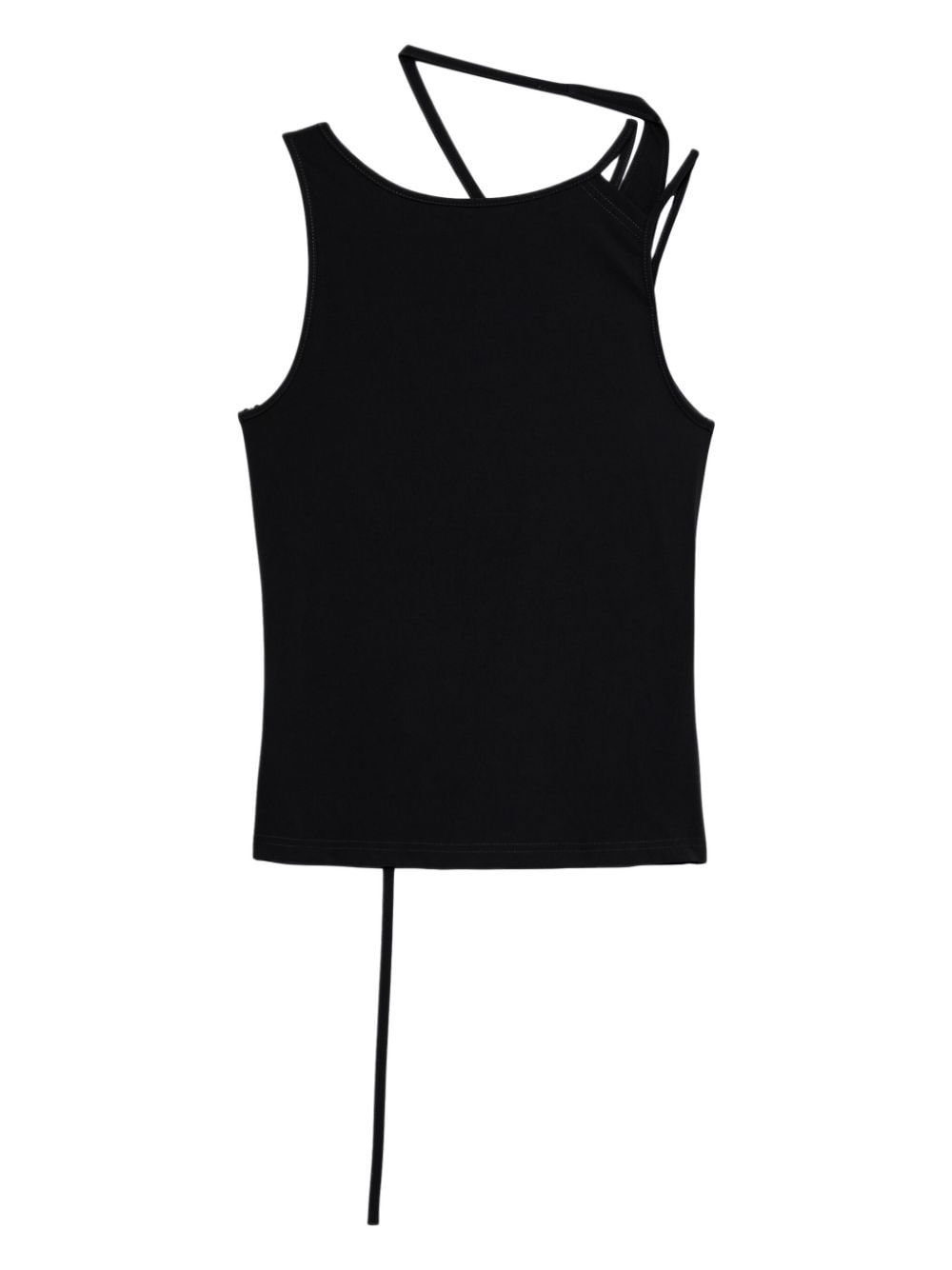 strap-detail draped top - 6