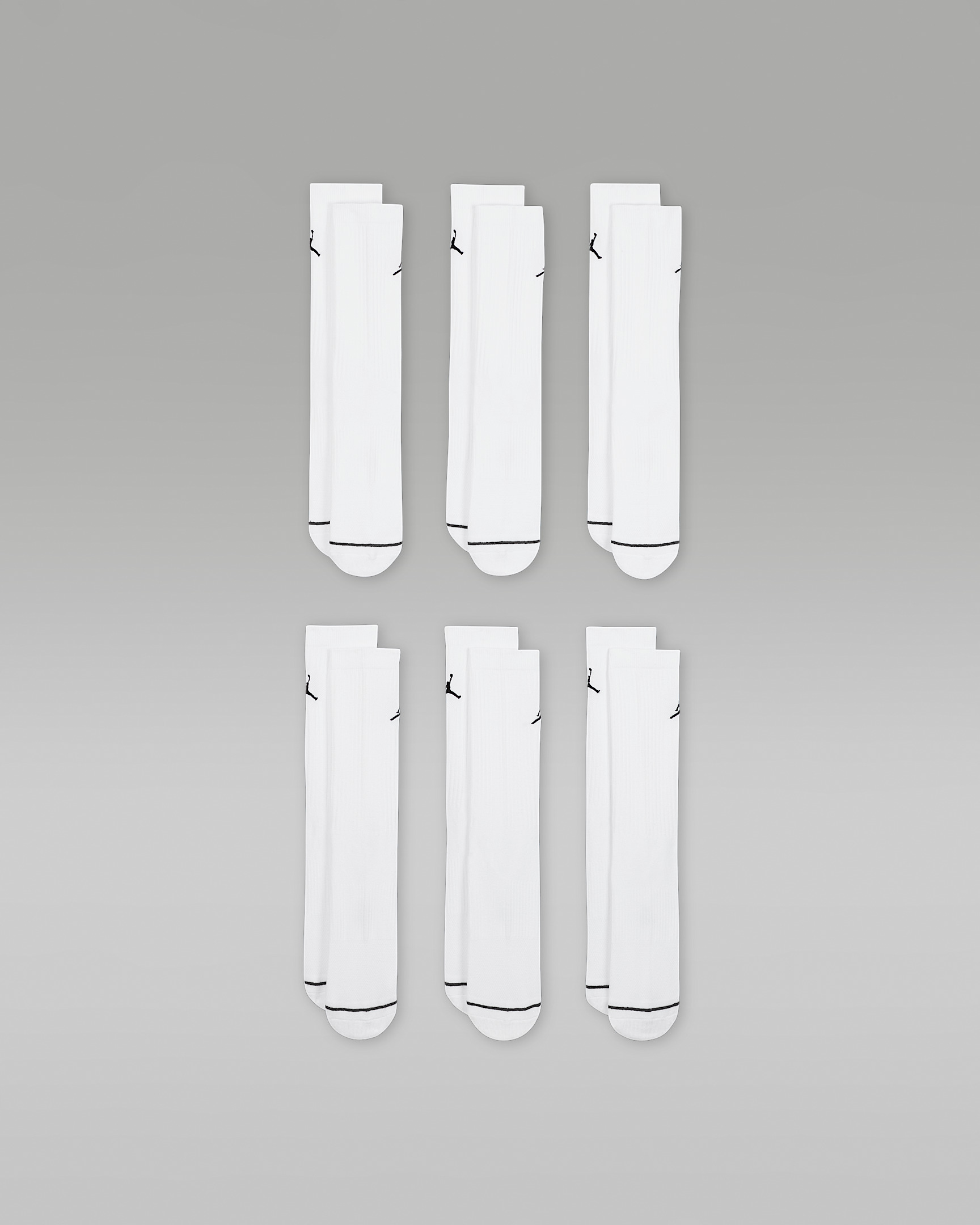 Jordan Everyday Cushioned Crew Socks (6 Pairs) - 2