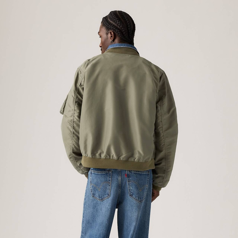 LEVI’S® X SACAI MEN’S DENIM X NYLON TWILL REVERSIBLE BLOUSON 5