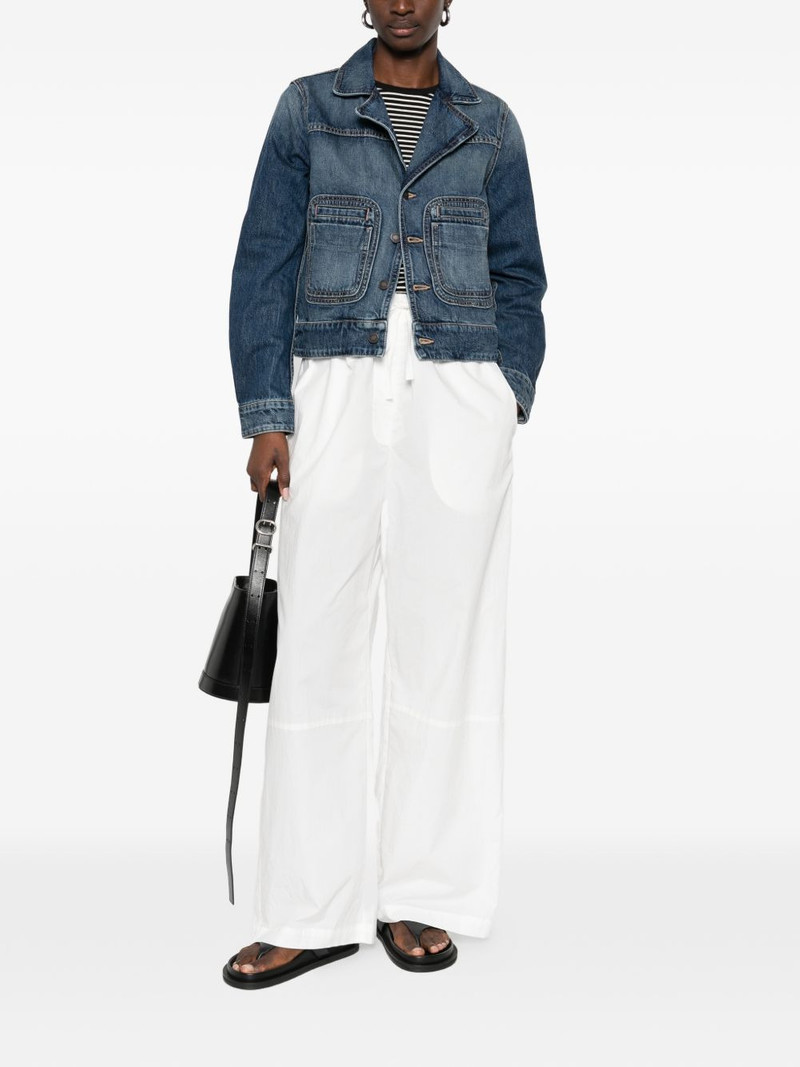 NILI LOTAN patch-pocket denim jacket outlook