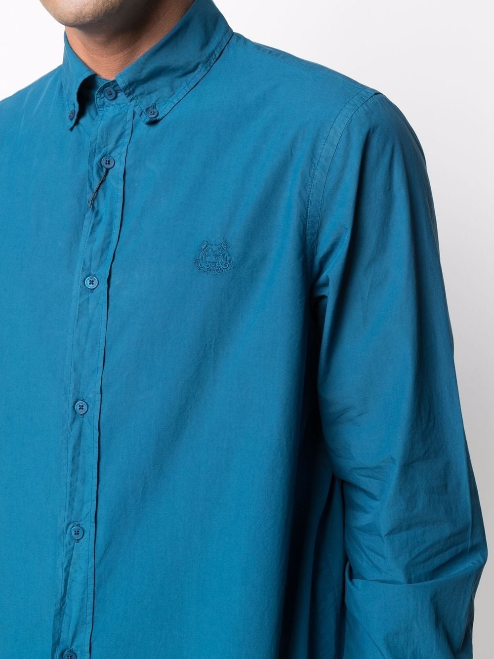 Tiger crest poplin shirt - 5