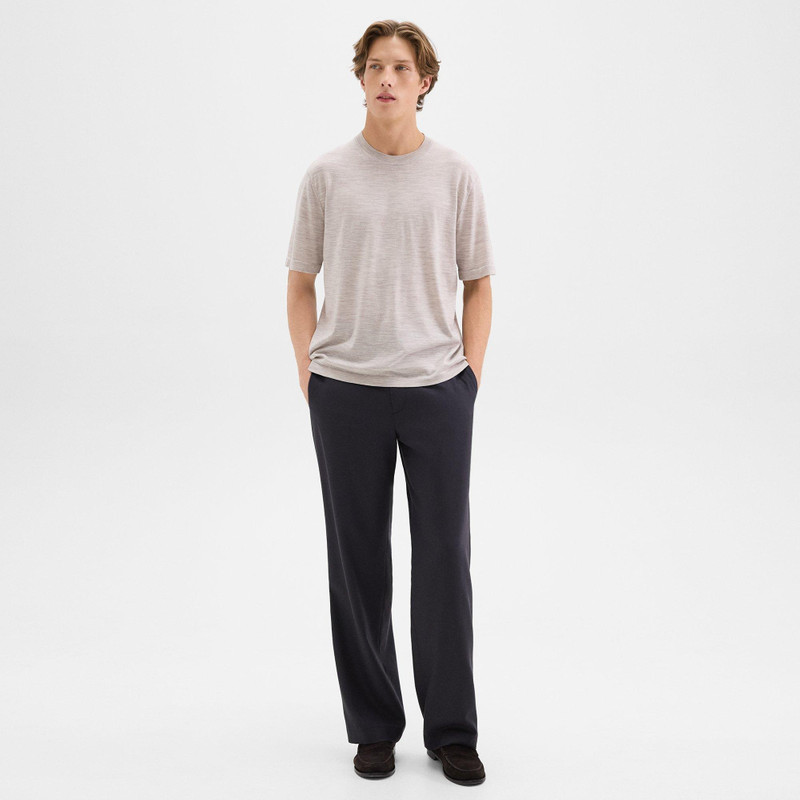 Theory Relaxed Tee in Regal Wool outlook
