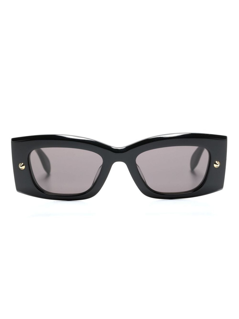 Spike Studs rectangle-frame sunglasses 1