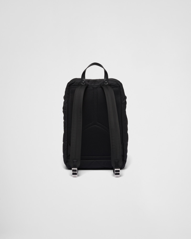 Re-Nylon backpack with topstitching 4