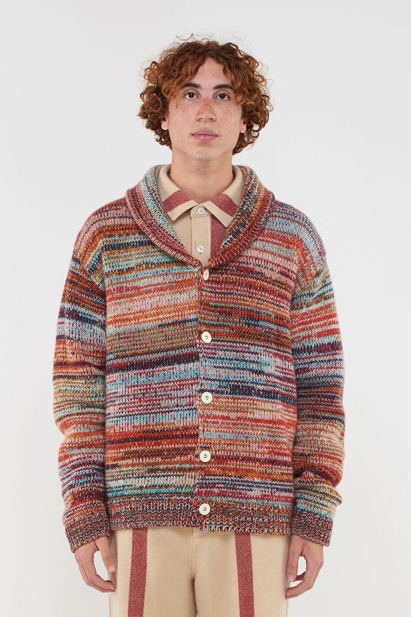 The Elder Statesman COSMICA SHAWL CARDIGAN outlook