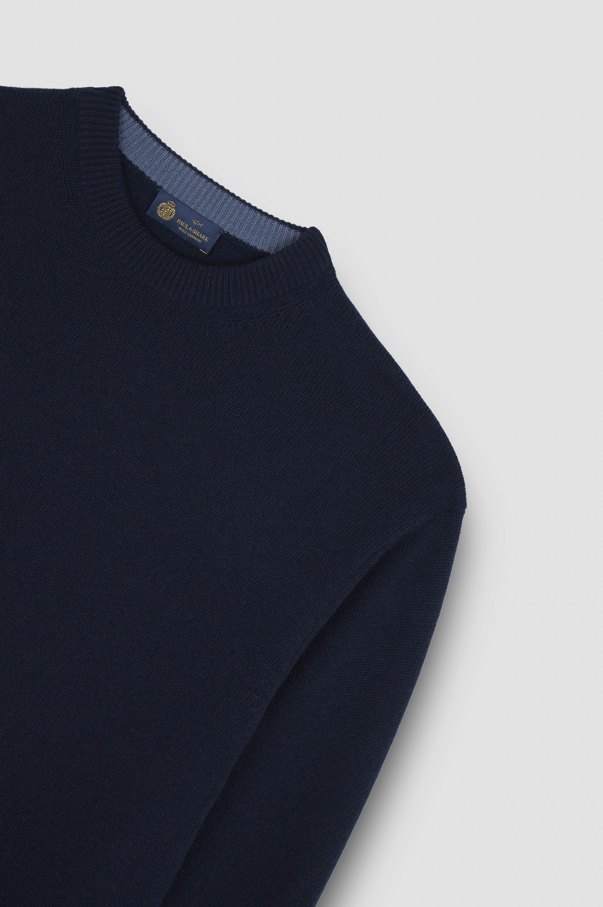 WOOL AND CASHMERE CREWNECK SWEATER - 5