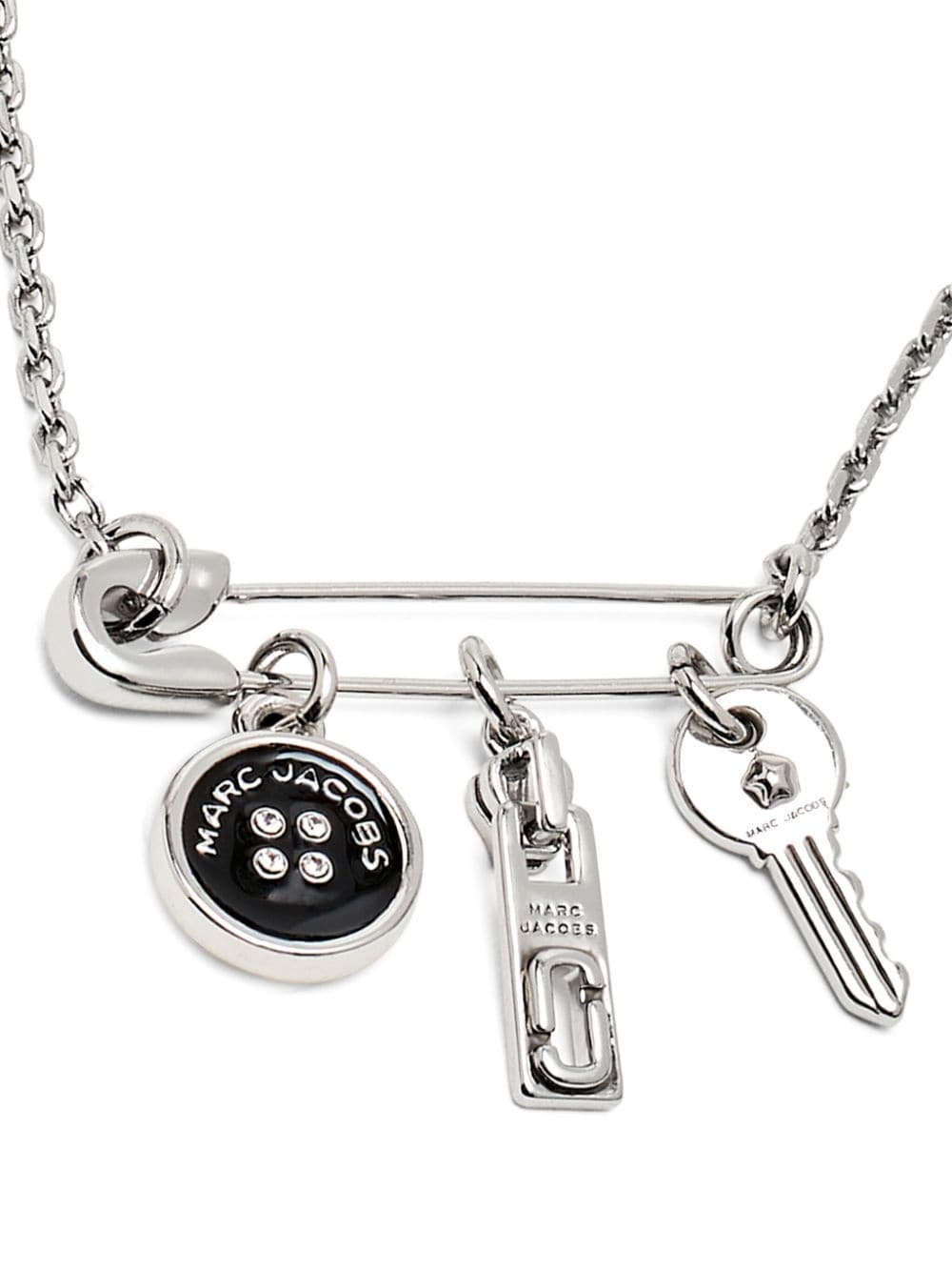 button-charm necklace - 1