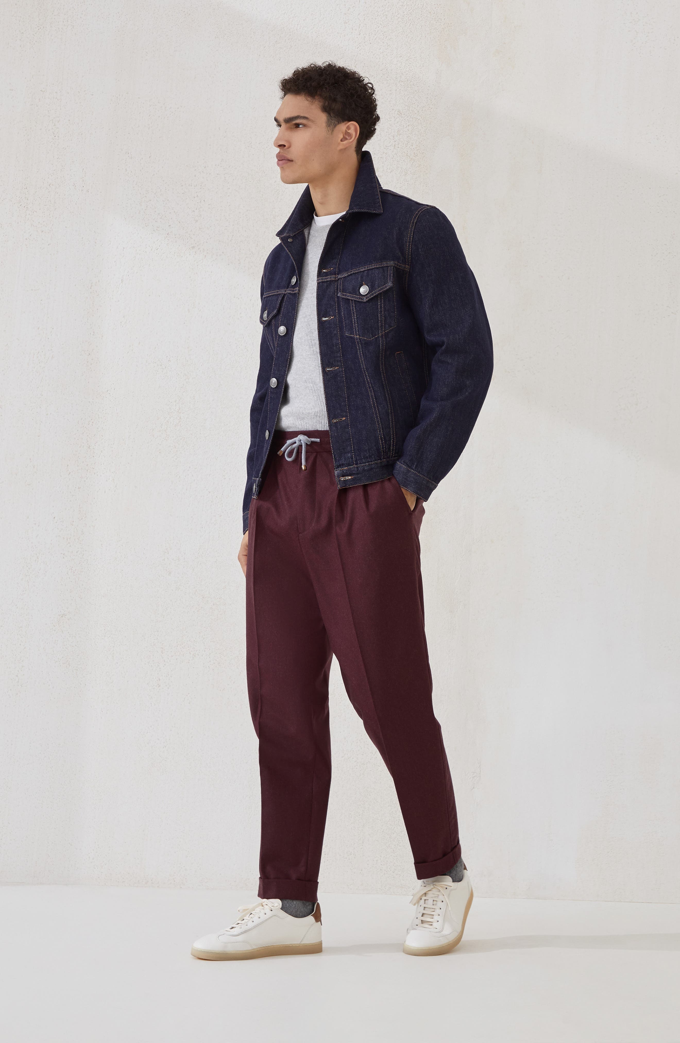 Brunello Cucinelli Four-pocket jacket in Dark Denim at Nordstrom - 6
