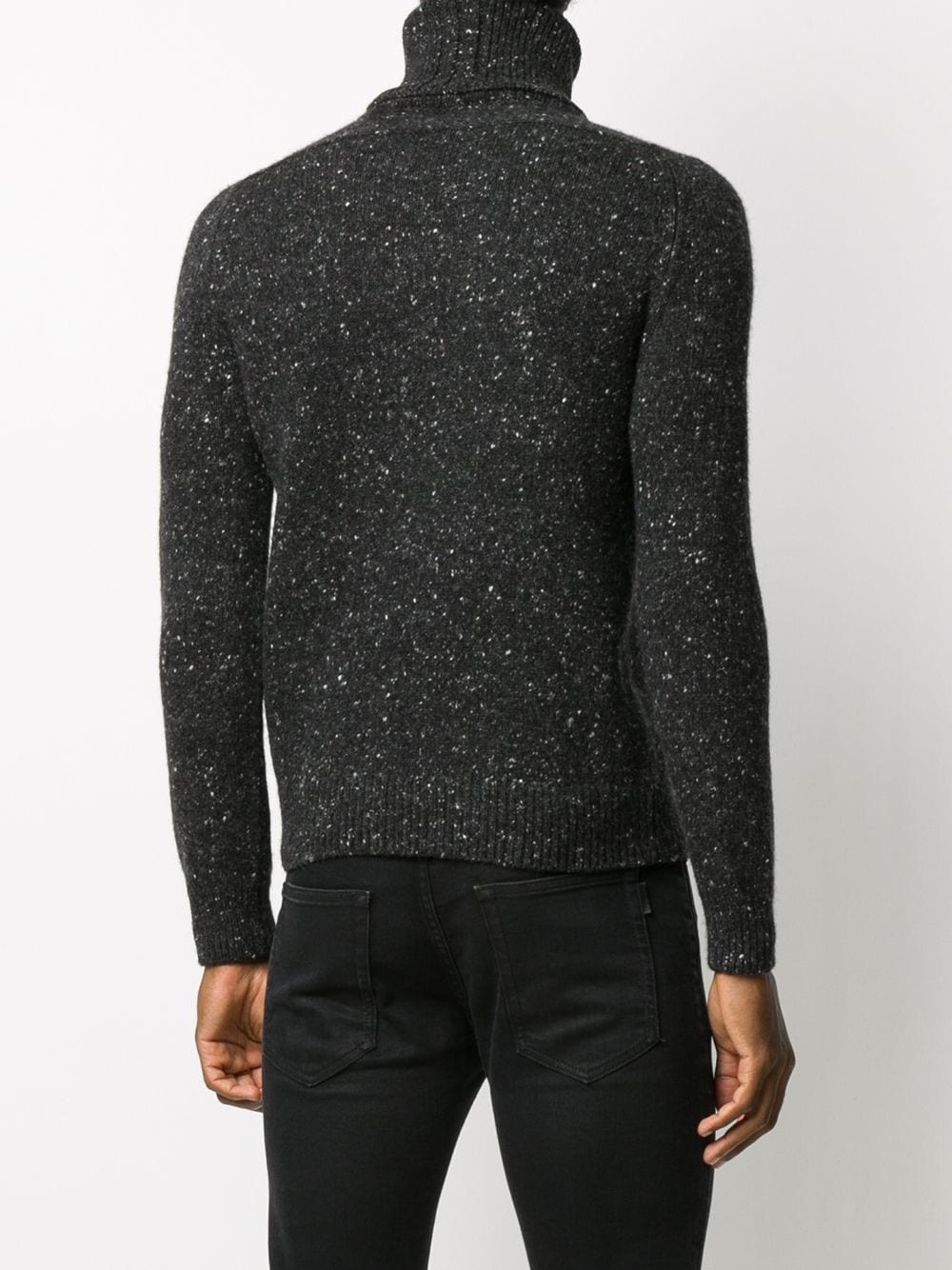 turtleneck knitted jumper - 4