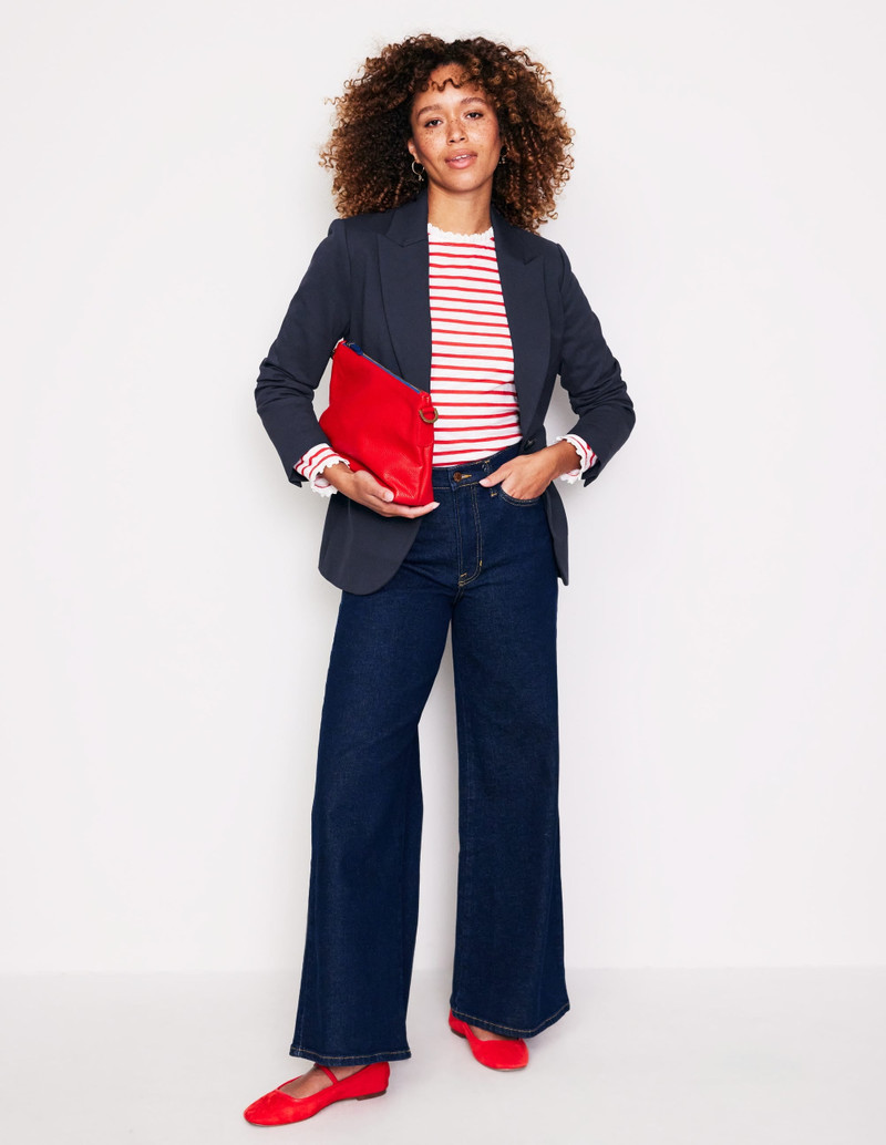 Marylebone Ponte Blazer-Navy 6