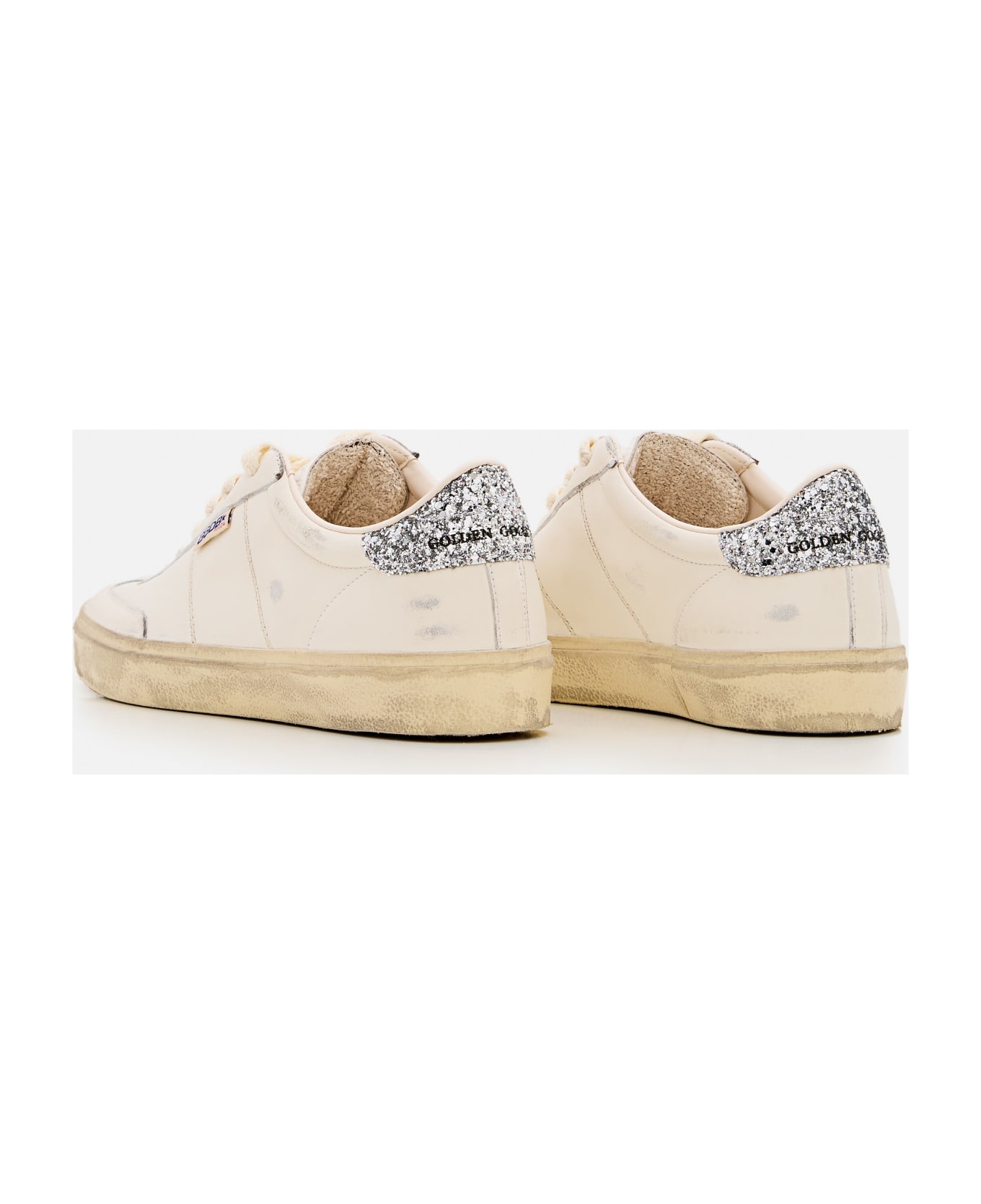 Soul Star Distressed Glittered Lace-up Sneakers - 3