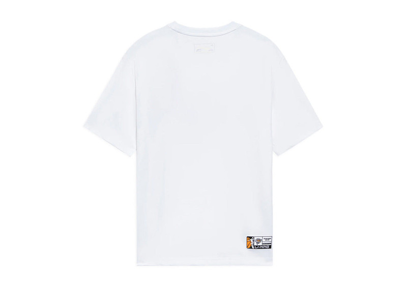 Li-Ning Li-Ning Basketball Graphic T-shirt 'White' AHSS591-5 outlook