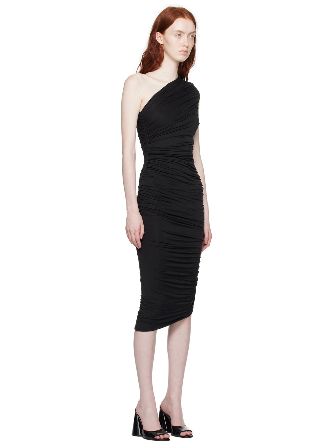 Black Ira Midi Dress - 2