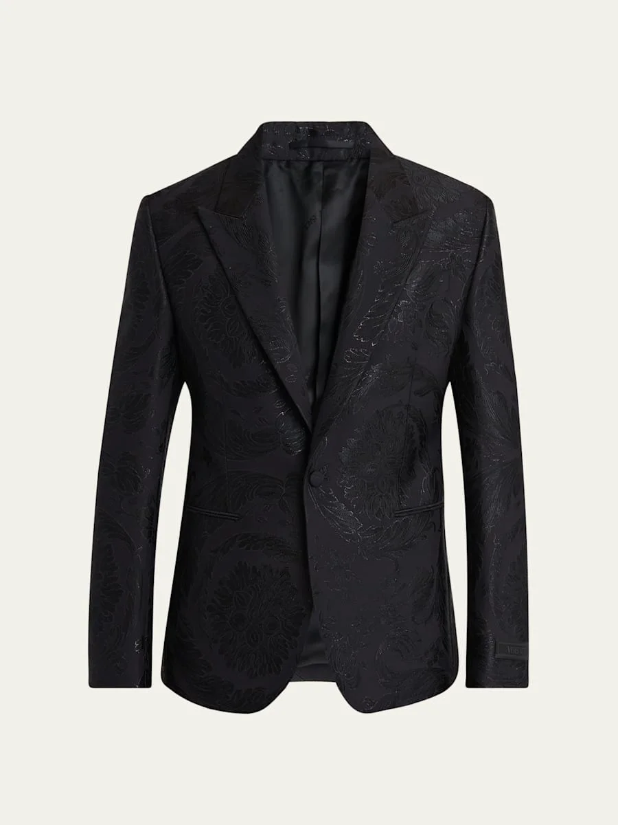 Men's Jacquard Evening Jacket - 1