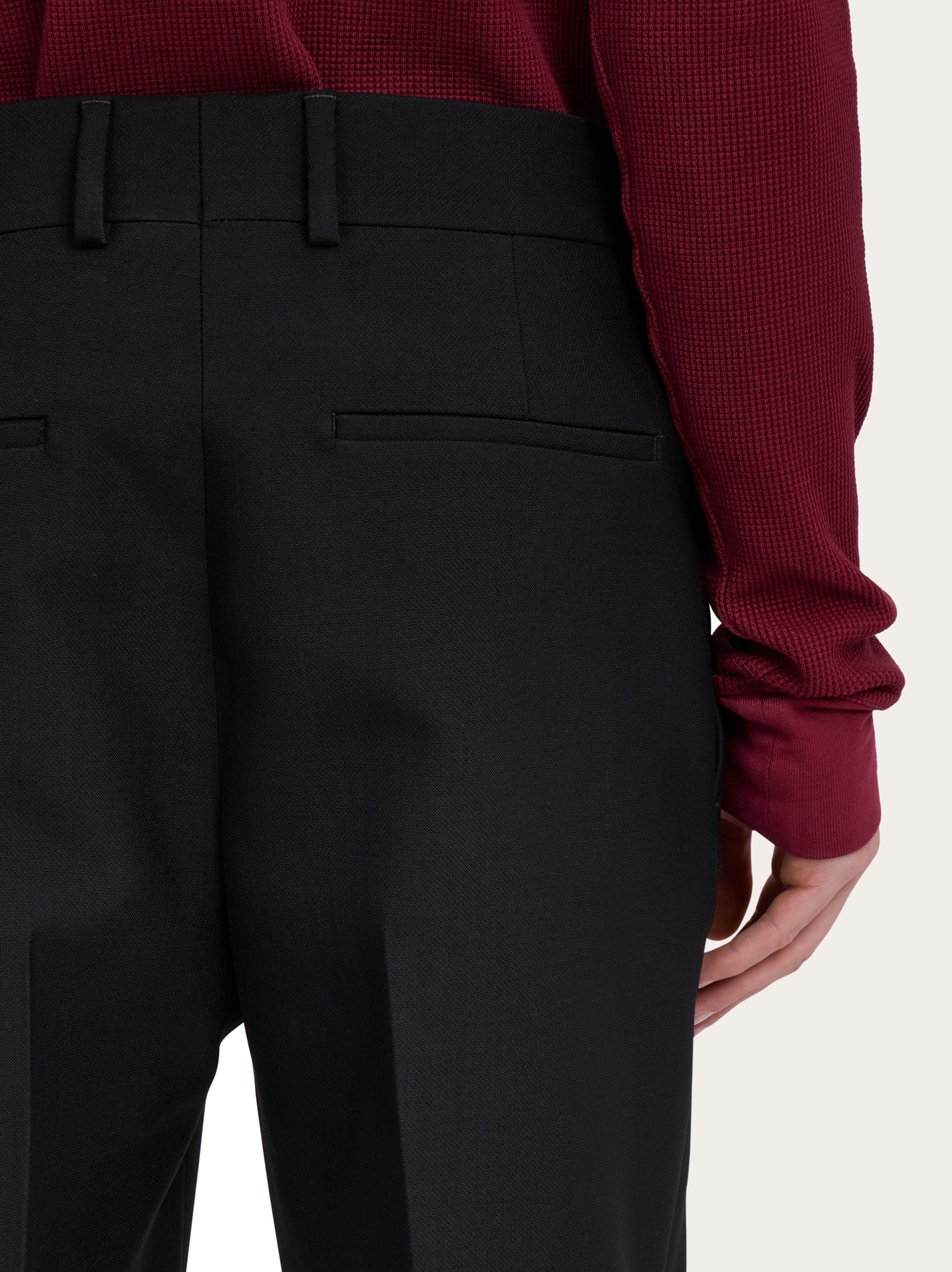 Flat front trouser - 6
