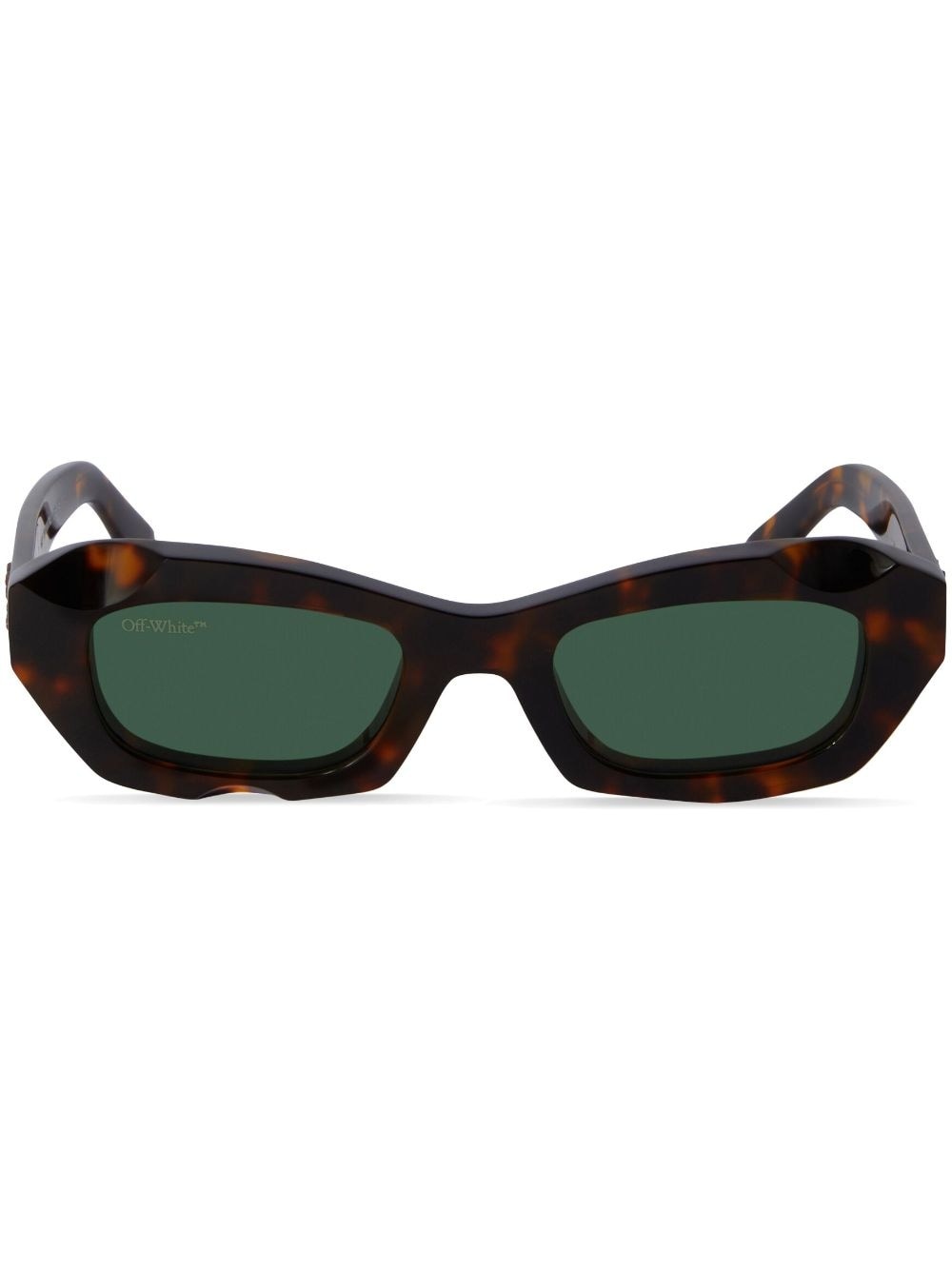 Venezia tortoiseshell rectangle sunglasses - 1